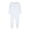 White, variant on Xudanell Baby Romper 100% Organic Cotton Pajamas One Piece Long Sleeve Zipper Footie Onesie for 0~12M Baby (White, 0-3 Months)
