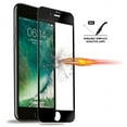 thumbnail image 4 of Tempered Glass Screen Protector 5D Touch Full Cover Edge to Edge [HD Crystal Clear] [Bubble Free] 9H Hardness [Black] [Soft Edge Hybrid] 87 for iPhone 7 Plus, 4 of 6