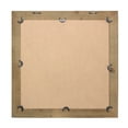 thumbnail image 5 of Stonebriar 20" x 20" Brown Modern Square Wood Chevron Wall Mirror, 5 of 7