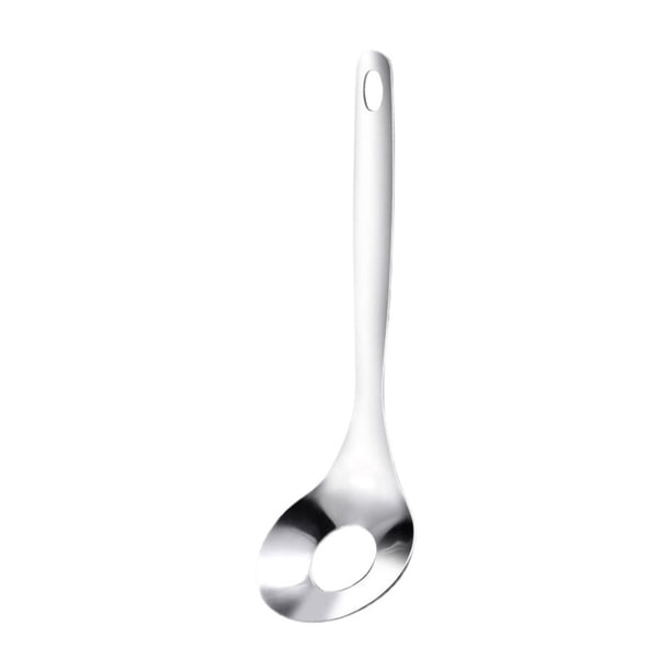 Yhmxh Utensilios de cocina Cuchara de acero inoxidable para prensar albóndigas, herramienta para el hogar para hacer albóndigas de pescado, colador y prensador de albóndigas. Muebles para cocina