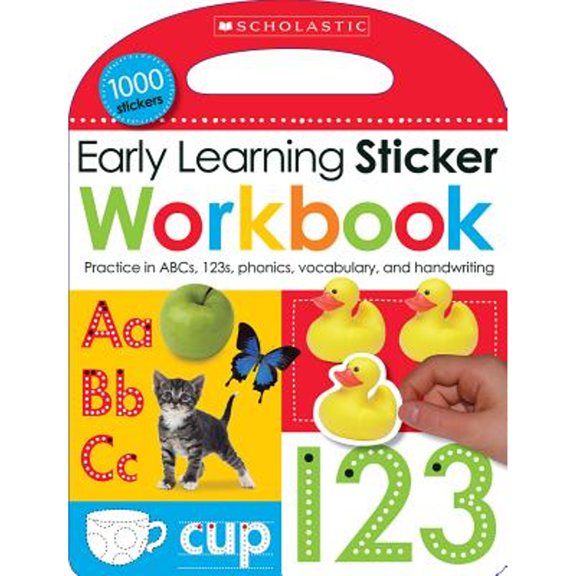 Pre-Owned Early Learning Sticker Workbook: Scholastic Early Learners (Sticker Book) (Hardcover) 0545903351 9780545903356