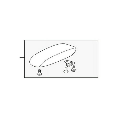 Genuine OE Honda Armrest Assembly - 83405-S87-A01ZB Fits select: 1998-2002 HONDA ACCORD