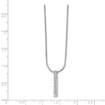 thumbnail image 3 of SS White Ice Diamond Necklace 18 Inch, 3 of 3