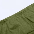 thumbnail image 4 of Riforla Slim Fit Ruched Pencil Skirts for Women High Waisted Elastic Band Bodycon Shirring Skirt Skirt and Fishtail Skirt Womens Skirts Army Green M, 4 of 5