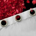 thumbnail image 4 of jejeloiu Happy Valentine'S Day Black Out Curtains,Romantic Floral Loves Curtains Pack of 2 (42x63 Each),Red Black Bedroom Curtains For Girls,Microfiber Bedroom Decor, 4 of 6