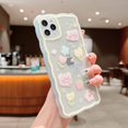 thumbnail image 4 of Compatible with iPhone 11 Pro Case Cute Cartoon Floral Butterfly Design for Women Girls Aesthetic Kawaii Slim Soft TPU Transparent Cover for iPhone 11 Pro 5.8 inch (Yellow), 4 of 14