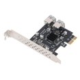 thumbnail image 2 of PCI E 1x to 4 USB 3.0 Slots Adapter, USB 3.2 GEN1 Expansion Card, USB A 5Gbps, Supports 1x, 4x, 8x and 16x Slots, 4 Port PCIe Adapter Card, 2 of 4