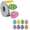 Multicolor, variant on Cinvoph Easter Egg Stickers 1 Roll of 500pcs , Spring Self-Adhesive Stickers for Seal Envelope Cards Decor Holiday Party Supplies 1.2"