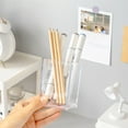 thumbnail image 1 of OULII Back to School 6Set Acrylic Stationery Organizer Transparent Storage for Classroom Supplies, 1 of 8