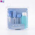 thumbnail image 3 of Kit de Viaje 4 Botellas Para Líquidos Rellenables Plástico azul, 3 of 6