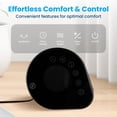 thumbnail image 3 of Senville 1500W Indoor Electric Space Heater with Remote & Digital Thermostat, 3 of 7