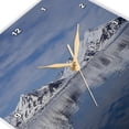 thumbnail image 3 of 3dRose, Svalbard, Norway. Landscape of mountain reflection and sky., 15x15 Wall Clock, 3 of 8