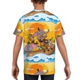 thumbnail image 5 of Wukai Animals on Noah's Ark1 Youth Unisex Short Sleeve T-Shirt for Boys, Girls, Teens, and Kids-X-Small, 5 of 7