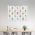 thumbnail image 2 of Colorful robot Tapestry for Bedroom - Tapestry Wall Hanging Wall Tapestry for Dorm Wall Decor Home Decoration , Aesthetic Funny Tapestry 29 x 37in, 2 of 5