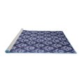 thumbnail image 2 of Ahgly Company Machine Washable Indoor Rectangle Abstract Blue Modern Area Rugs, 2' x 3', 2 of 4
