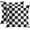 Black and White, variant on Set of 2 Throw Pillow Cover Race Classic Checkered I Bleed Racing Check Black Decorative Pillow Case Home Decor Square 18 x 18 Inch Pillowcase