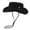 Black, variant on All Season Minimalist Bucket Hat Soft Cotton UV Shield Foldable Packable Fisherman Hat for Outdoor Sports Vacation