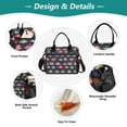 thumbnail image 3 of FORMRS Insulated Lunch Bag Unisex Large Capacity with Shoulder Strap, Cartoon Space Cat, 3 of 6