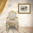 thumbnail image 3 of Orlov, Irena 24x18 Gold Ornate Wood Framed with Double Matting Museum Art Print Titled - Running Brown Horse, 3 of 4