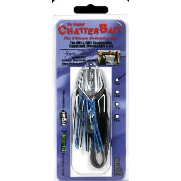 Z-Man Chatterbait Original 1/4oz Black/Blue Silver - Walmart.com Z-Man Chatterbait Original 1/4oz Black/Blue Silver - Walmart.com