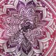 thumbnail image 5 of Tapiz de mandala rosa y blanco para colgar en la pared, manta de playa de algodón indio, tapices hippies, decoración bohemia, ropa de cama bohemia, colcha doble, 5 of 5