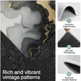 thumbnail image 3 of Black Gray Gold Marble Pattern Kitchen Rugs Sets Of 3,Kitchen Runner Rugs Non Skid Washable,Decorative Kitchen Floor Mats for Kitchen,Sink,Laundry,17"x30"+ 17"x47" + 17"x59", 3 of 6