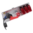 thumbnail image 1 of LED Toggle Ignition Switch Panel, 5in1 12V Car Switch Panel Racing with Engine Start Push Button for Racing Car RV Truck, 1 of 8
