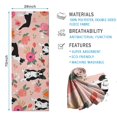 thumbnail image 2 of Boston Terrier Dog and Flower Florals Hot Yoga Mat Towel Non Slip for Hot Yoga - Quick-Drying Yoga Mat Cover with 4 Corner Pockets with Travel Bag - Hot Yoga Towel Non Slip 70"x26", 2 of 6