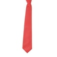 thumbnail image 2 of NYFASHION101 Men's Solid Color Polyester Tie PS06-Coral Rose, 2 of 3