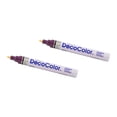 thumbnail image 2 of Marvy Uchida Broad Line Opaque Paint Markers, 2/Pack, Plum Purple, 2 of 2