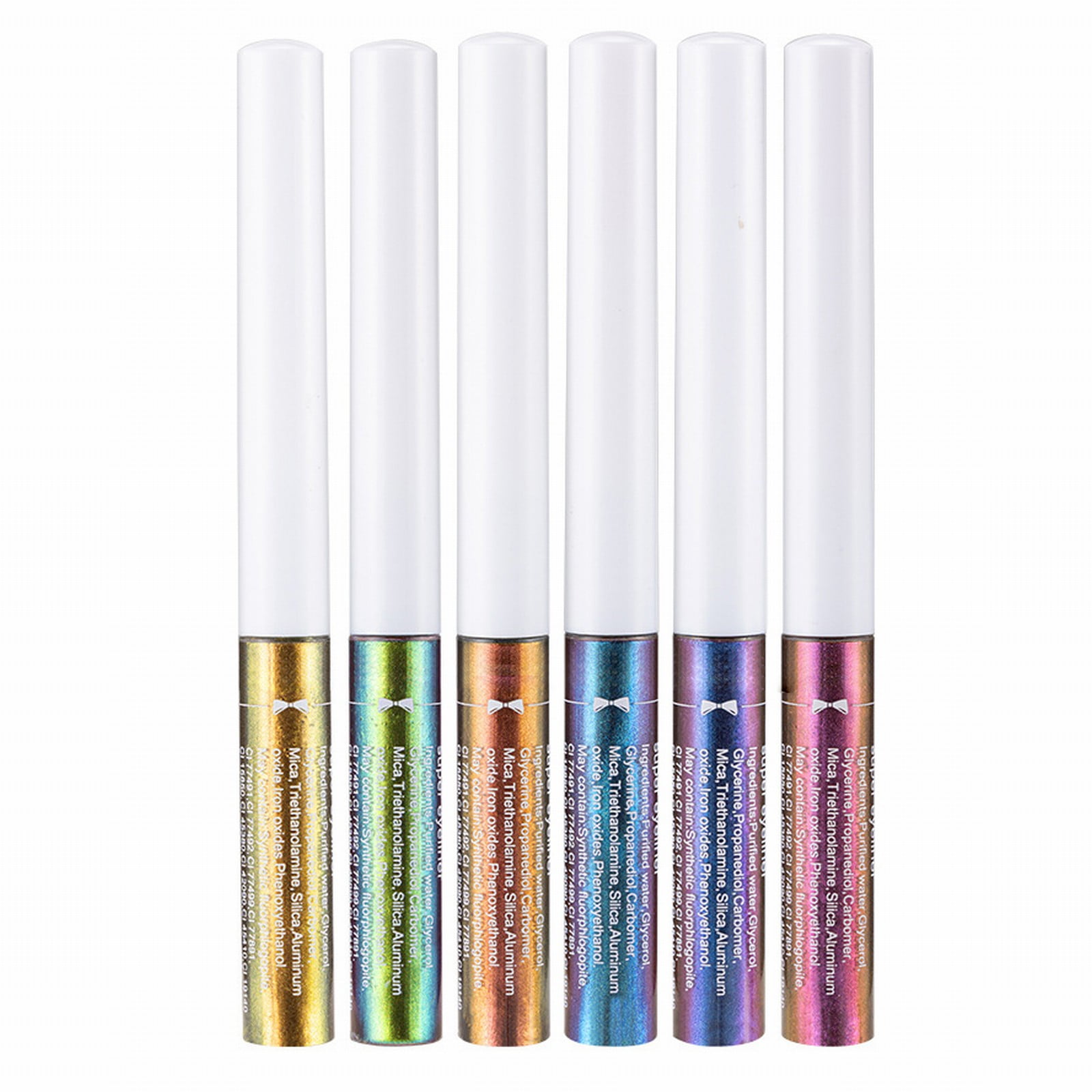 Eye Pencil Eyelash Stickers with Glitter Glue Liner Pen Eye Gens Highlights Tint Remover Makeup Gel Pencil Liner Lip Liner Set Ocean Liner Makeup Stencil Cat Eye Stencil Eye