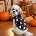 thumbnail image 5 of Fall Decor Dog Vest Costume,Soft Breathable Pumpkin Ghost Printed Festive Outfit Dog Shirts for Small Dogs,Holiday Party Clothes for Outdoor Event Celebration,Black, 5 of 9