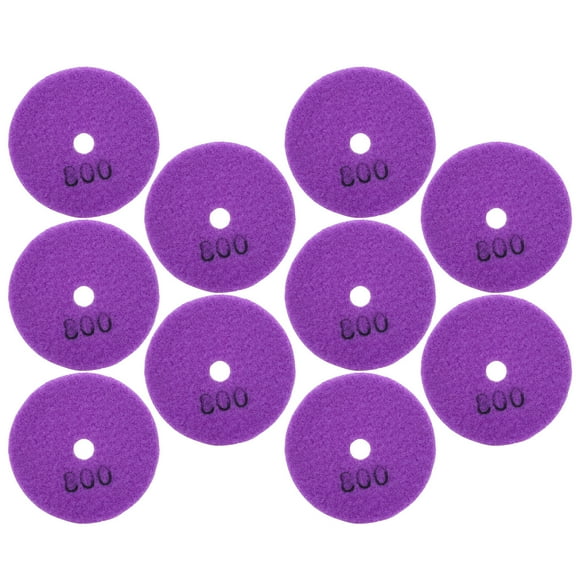 10Pcs 3in Sanding Discs Pads Buffing Polishing Diamond Marble Concrete Stones 800 Mesh