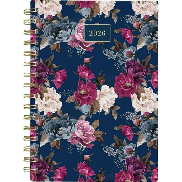 Cambridge® Dark Floral SM W/M Plnr, 2026, Planner