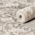 thumbnail image 6 of 4x6 Area Rugs for Living Room: Washable Rug Soft Vintage Distressed Floral Carpet Indoor Floor Non-Slip Stain Resistant Large Carpets for Bedroom Dining Room Farmhouse Nursery Home Office Brown Beige, 6 of 17