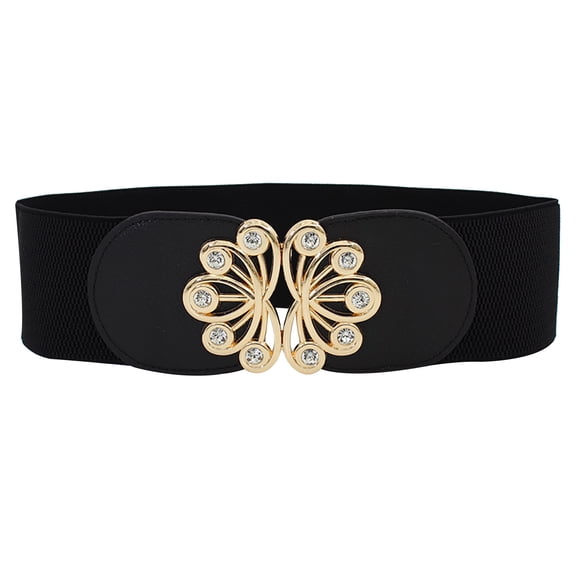 Wide Waist Belts for Women Large Fashion Belts for Women Dresses Stretch Belts for Women Fashion Wide Belts for Women Fashion Elastic Belt for Dresses Wide Belts for Women,White