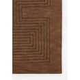 thumbnail image 2 of Momeni Simba Hand Tufted Wool Geometric Copper Area Rug 3'6" X 5'6", 2 of 10