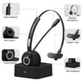 Wireless Office Headset with Trucker Bluetooth and Extra Noise