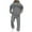 Light Gray, variant on Sweatsuits for Men Set 2 Piece Casual Running Zipper Hoodie Sweatshirt and Joggers Sweatpants Sets Letter Graphic Fall Fashion Sport Suits Winter Clothes Outfits
