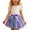 1Light Purple70, variant on Girls Skirts Star Tutu Rainbow Sequin Trim Mesh Layer Dance Performance Play Up Ball Gown Fashionable Cozy Club Party Skirt