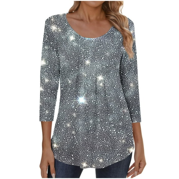 Fall Outfits for Women 2025 Tank Tops Dressy Casual Printed Graphic 3/4 Sleeve Shirts Funny Oversized Sweatshirts Graphic