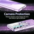thumbnail image 5 of CASEFIV for Samsung Galaxy S24 Plus Case,Compatible with MagSafe,Clear Magnetic Glitter Gradient Sparkle Luxury Plated Soft TPU Bumper Full Camera Lens Protector,Light Purple, 5 of 7