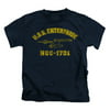 Star Trek Boys Enterprise Athletic Childrens T-shirt Navy