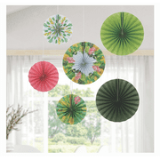 Cactus Shower Hanging Paper Fan Decorations