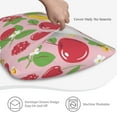 thumbnail image 4 of Queen Size Pillows Cases Standard Size 20x26 In - Cute Berry Flower Fruit Soft Comfort Envelope Closure Pillowcases Standard, 4 of 5