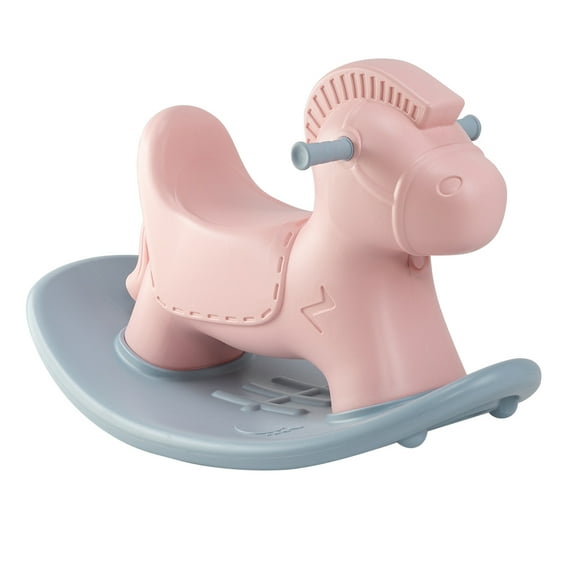 High Quality Plastic Cute Rocking Horse for Kids gift Pink Color