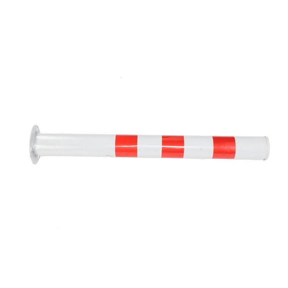 Safety Bollard Post, Sturdy Steel Pipe, Bright Warning Color, for Hazard Warning, Traffic Control, Crowd Control, Traffic Sensitive Area, 29.5in Height 3in Diameter