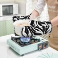 thumbnail image 7 of Sikiie Leopard And Zebra 2 Oven Mitts and Pot Holders Set, Kitchen Oven Glove High Heat Resistant with Non-Slip Silicone Surface for Cooking, 7 of 7
