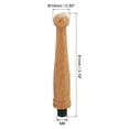 thumbnail image 2 of Uxcell Wax Seal Stamp Handle Only Wooden Handle Replacement Sealing Stamp Handles Style 8, Brown, 2 of 6