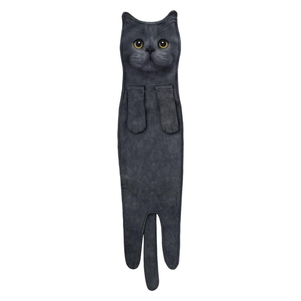 Toalla de mano Strade Fareast Limited Gato Negro 13 cm x 55 cm